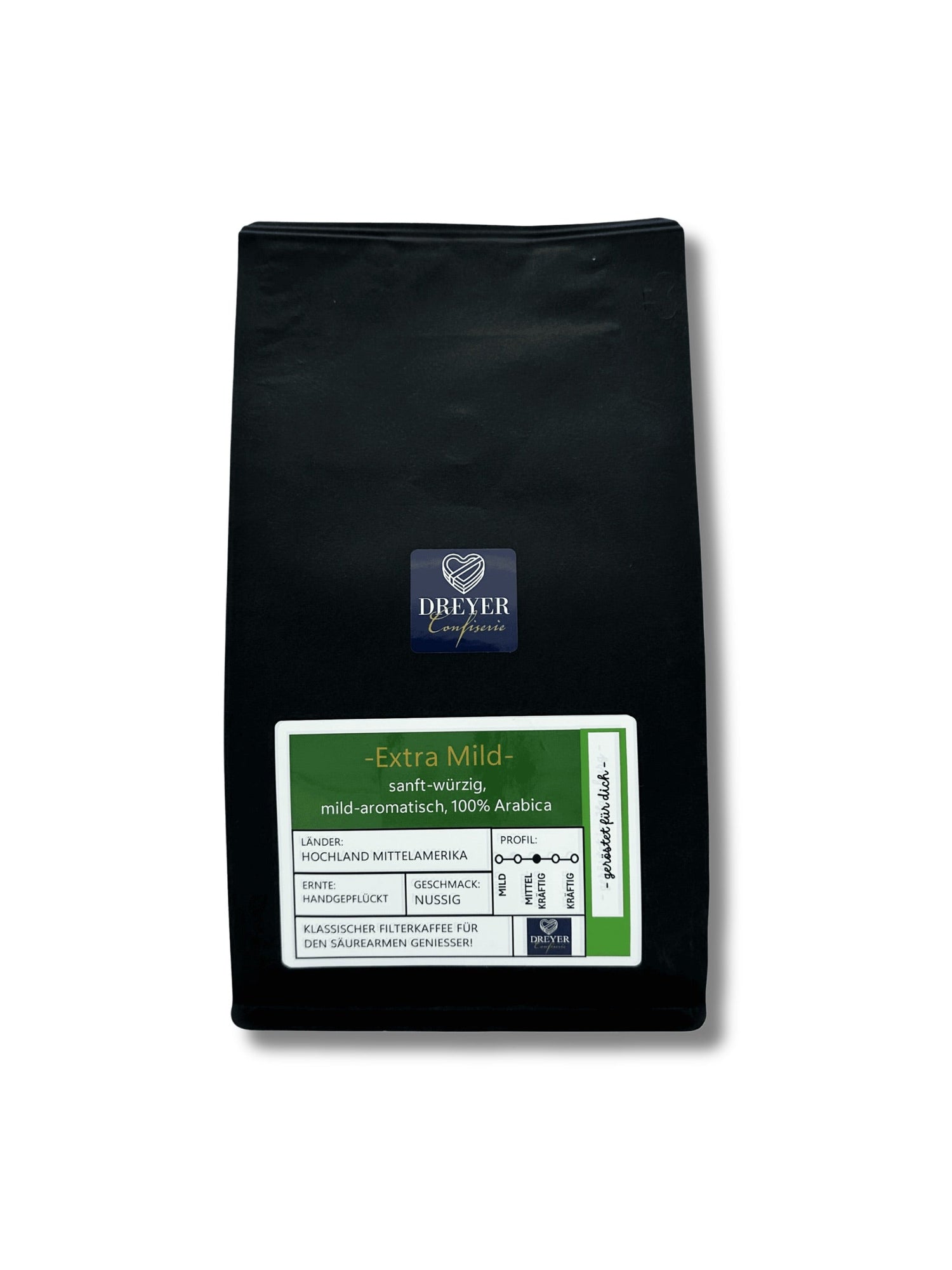 Kaffeeauswahl von Dreyer Confiserie in Hameln – Röstungen mit Rattenfänger-Flair.