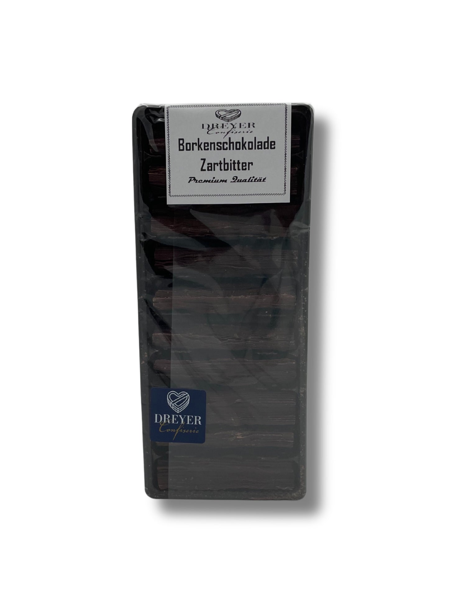 Borkenschokolade Zartbitter 100g – Handgemachte Schokoladenspezialität aus der Dreyer Confiserie Hameln