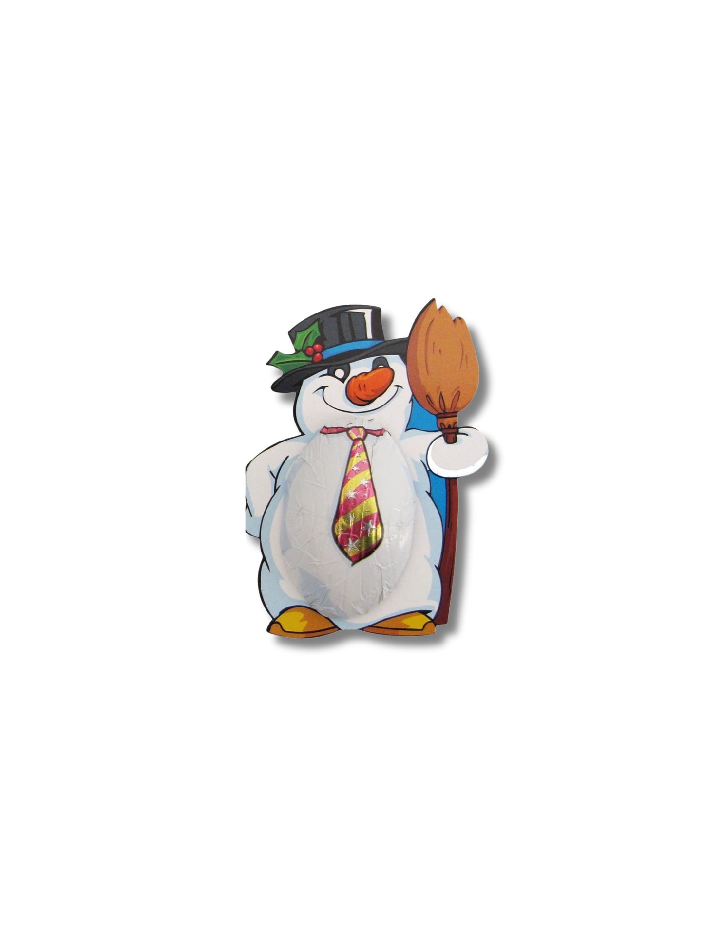 Storz Schneemann „Mr. Freeze“ 12,5 g – winterliche Schokoladenfigur aus Edel-Vollmilchschokolade, ideal für Nikolaus, Weihnachten und den bunten Teller, erhältlich in der Dreyer Confiserie in der Rattenfängerstadt Hameln.