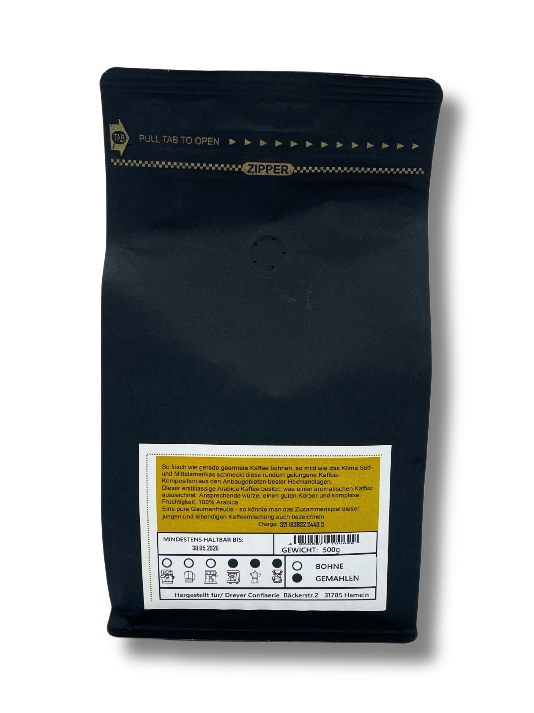 Gemahlener Filterkaffee mit würzigem Aroma – Dreyer Confiserie Hameln