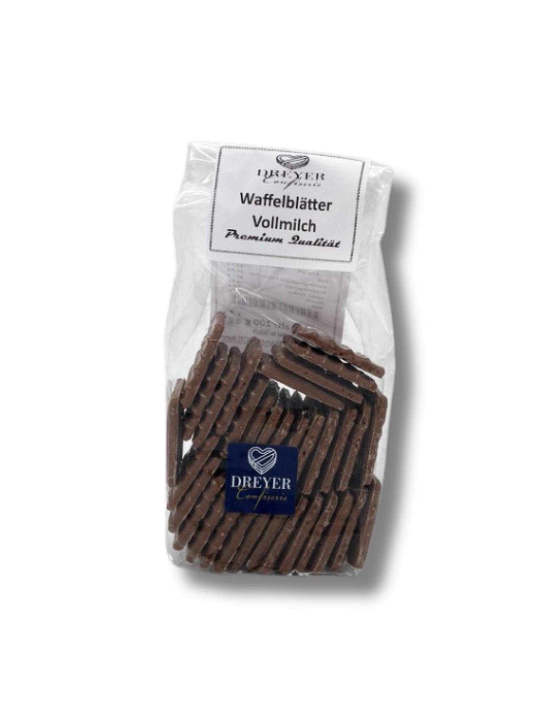 Dreyer Confiserie Waffelblätter mit Vollmilchschokolade aus Hameln.