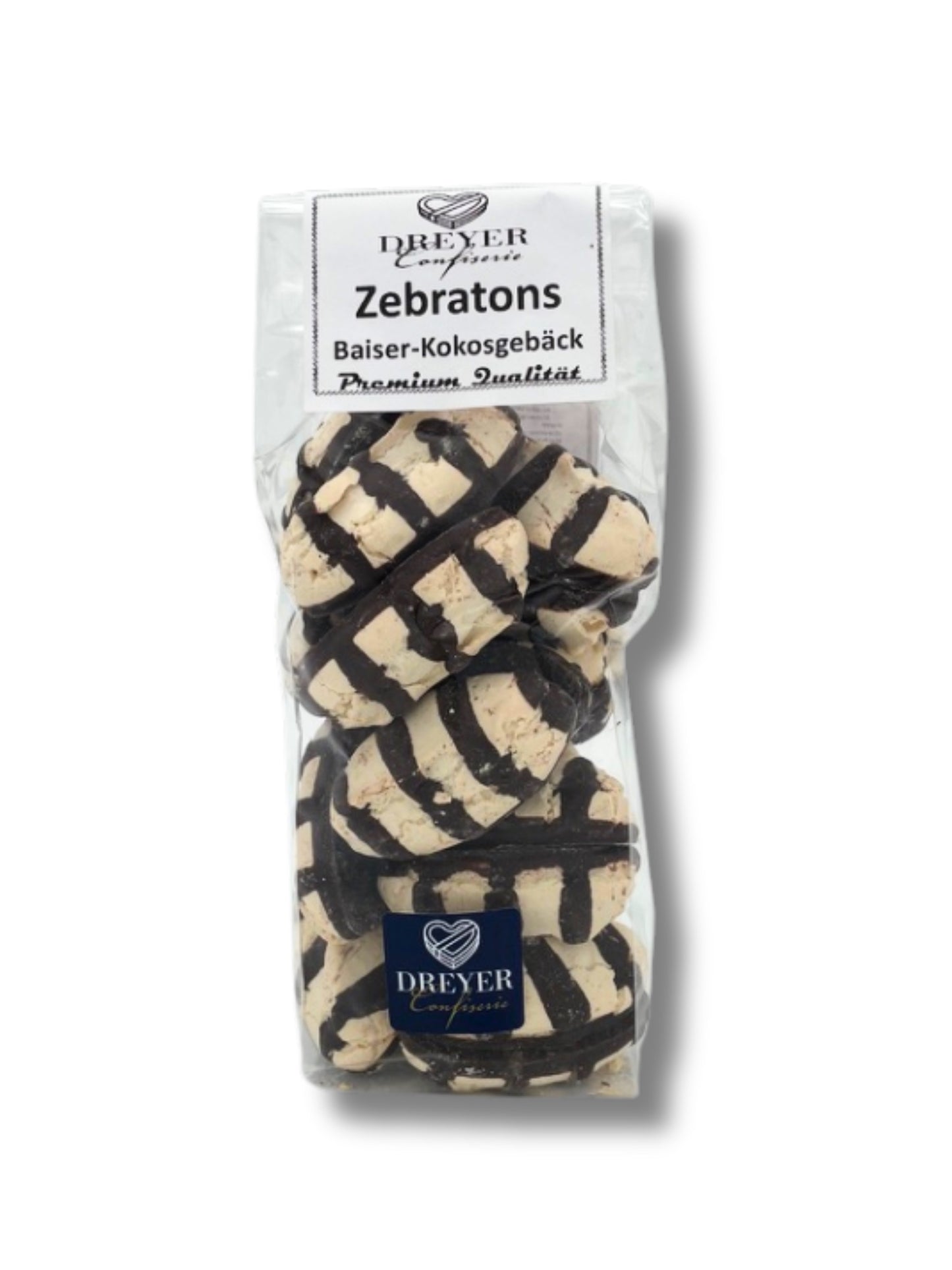 Kokos-Baiser-Gebäck Zebratons – süße Spezialität aus der Rattenfängerstadt.