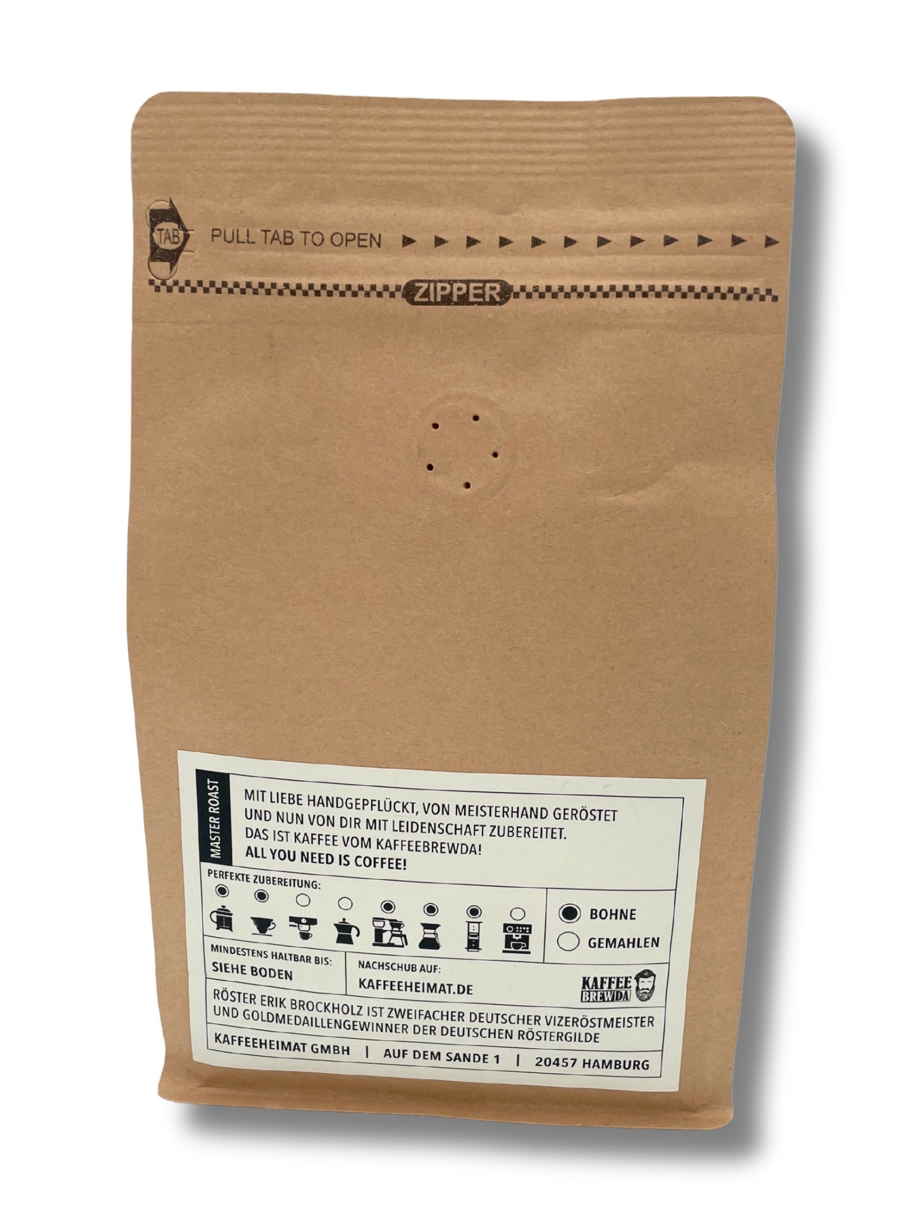 Entkoffeinierter Arabica-Kaffee aus Kolumbien – kräftig und ausgewogen, erhältlich bei Dreyer Confiserie Hameln.