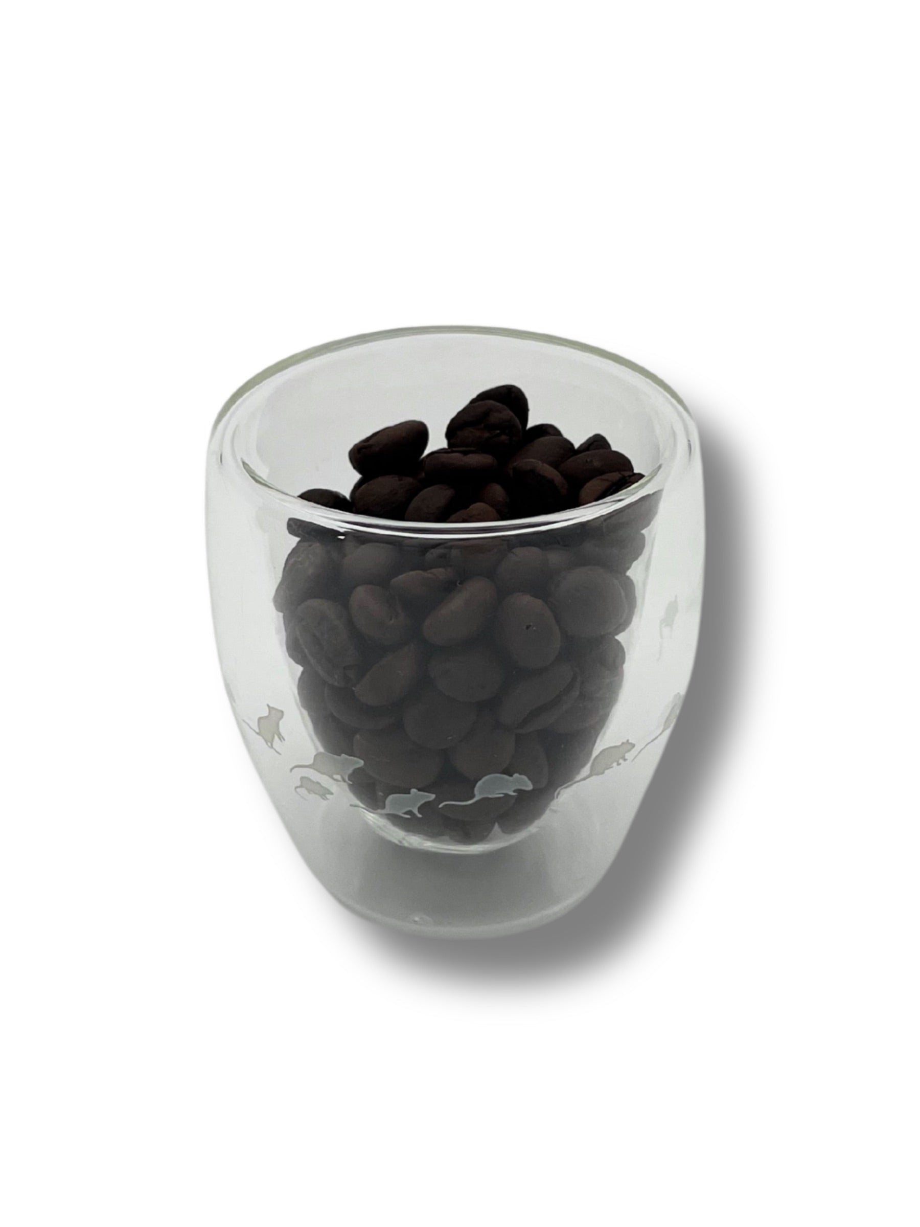 Espresso-Glas mit Rattenfänger-Motiv aus Hameln – doppelwandiges Design mit 80ml Fassungsvermögen