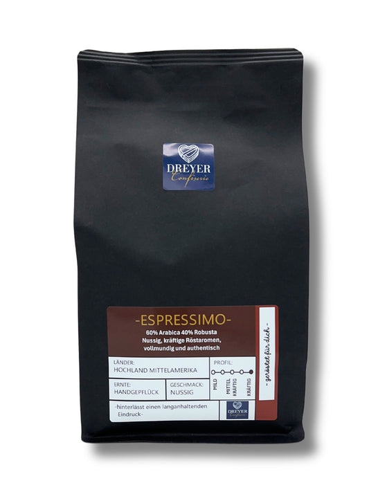 Dreyer Confiserie Espressimo – kräftiger Espresso 500g.