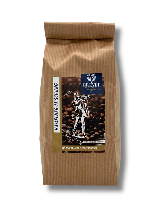 Hamelner Kaffeemischung – 500g milder Hochlandkaffee aus 100 % Arabica.