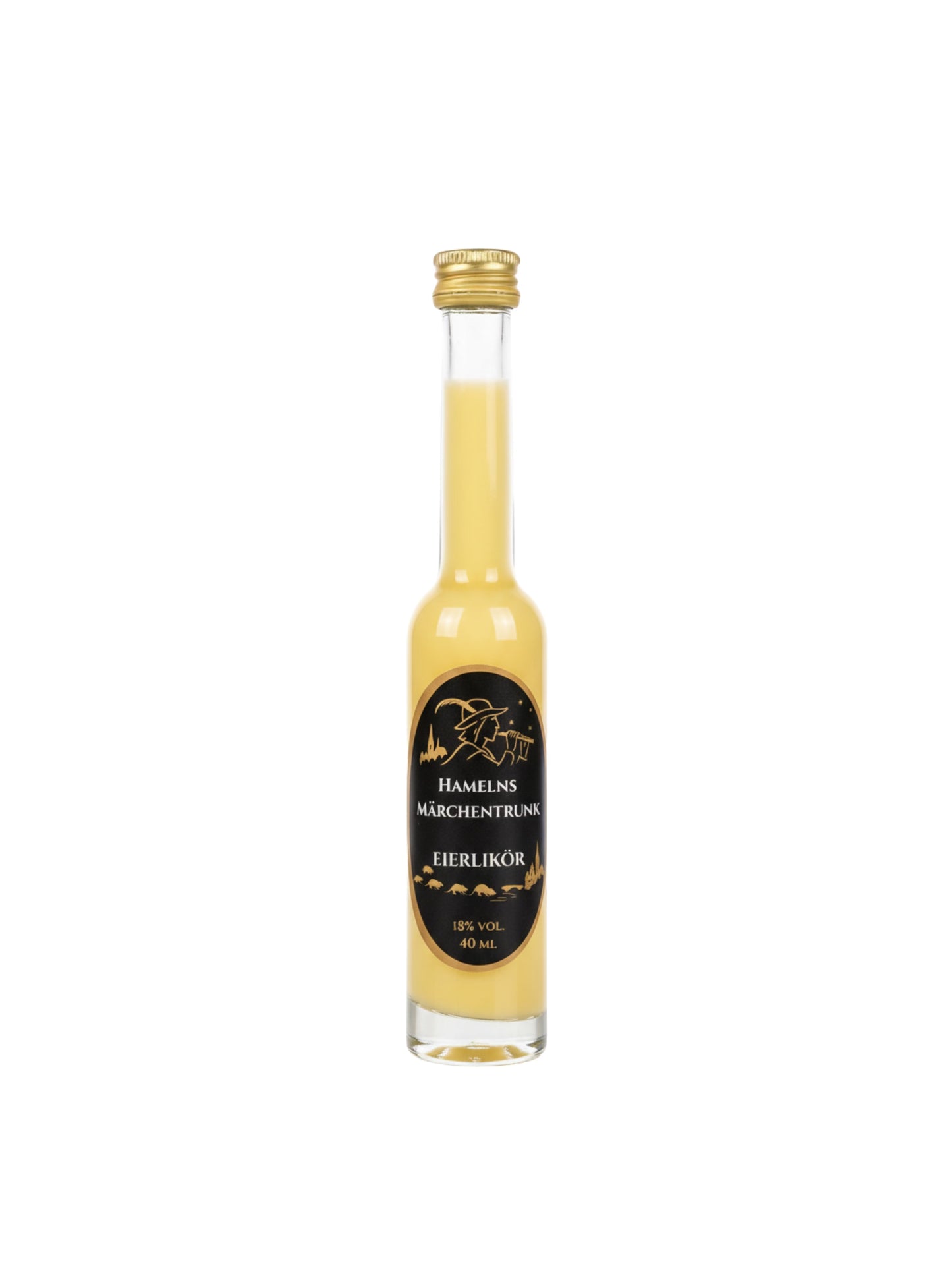 Hamelns Märchentrunk Eierlikör 40ml cremiger Likör aus Hameln von der Dreyer Confiserie