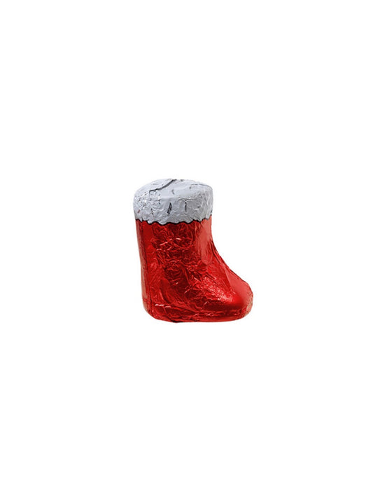 Heilemann Knickebein-Stiefelchen Edelbitter 19 g – kleine Schokoladenfigur aus Edelbitter-Schokolade mit flüssiger Knickebein-Füllung, ideal als weihnachtliche Aufmerksamkeit und den bunten Teller, erhältlich in der Dreyer Confiserie Hameln.
