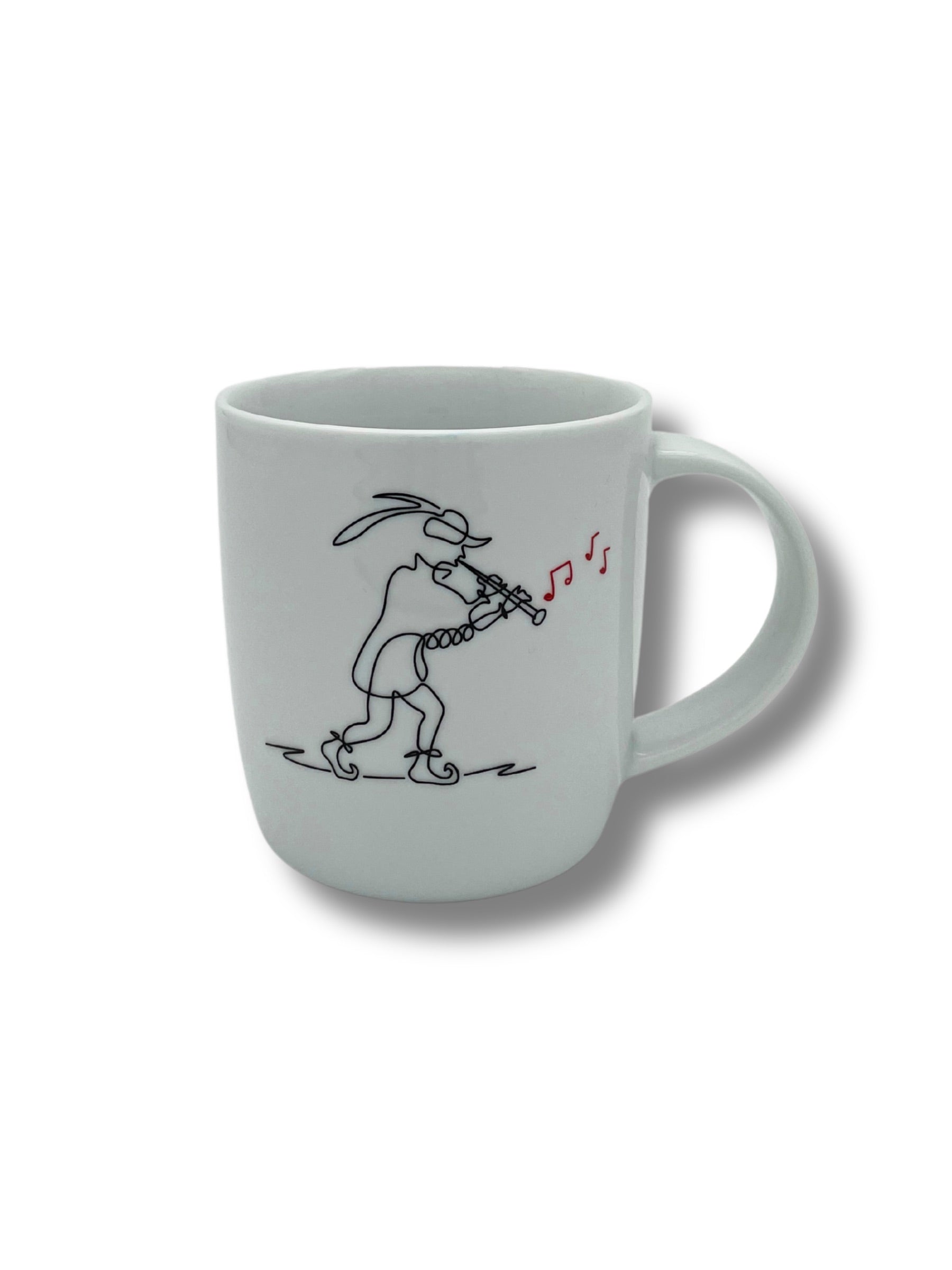 Kaffeebecher mit Rattenfänger von Hameln Motiv – 300 ml Keramiktasse mit kratzfestem Druck.