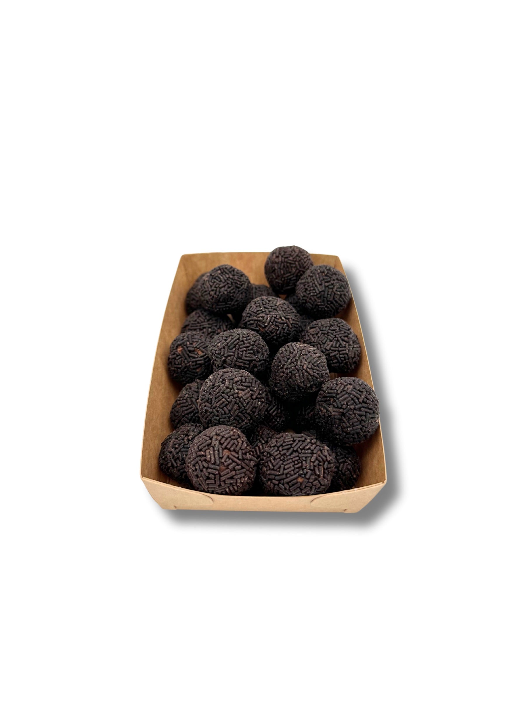 Nahaufnahme Produkt Jamaica Rumkugeln von der Dreyer Confiserie.