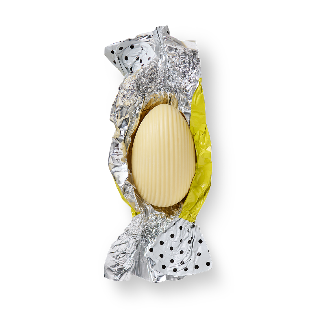 Anschnitt des Sawade Zitronencreme-Ostereis – weiße Schokolade trifft frische Zitronencreme, fruchtiger Ostergenuss aus Hameln.