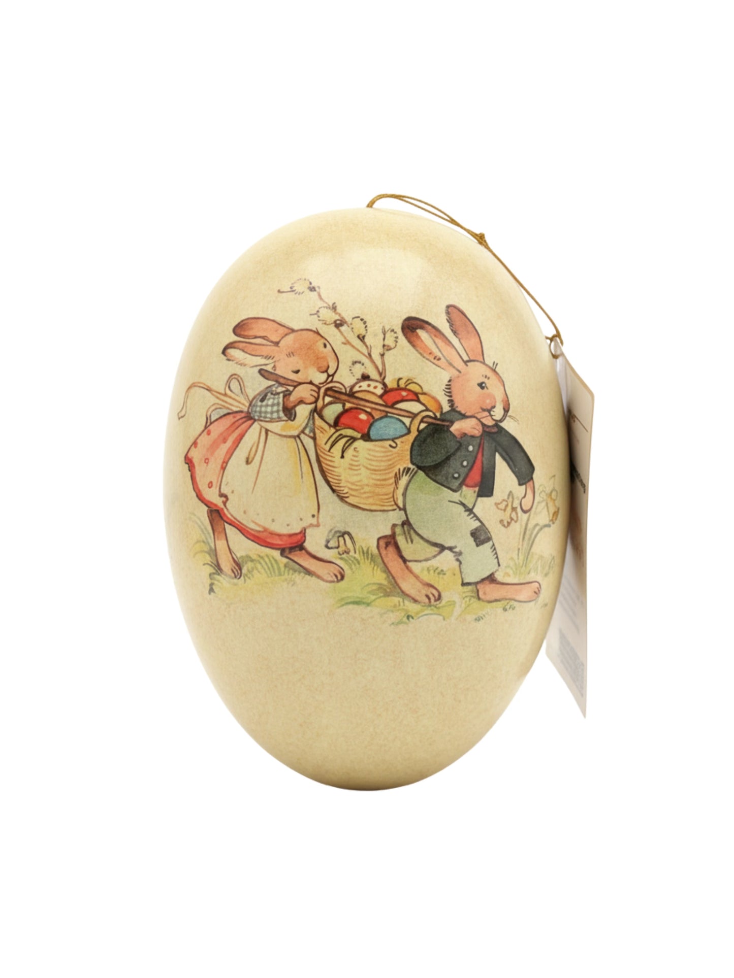 Wagner Pralinen Oster-Präsent-Ei Pappdose mit Pralinés 150g im nostalgischen Osterdesign, erhältlich in der Dreyer Confiserie in Hameln