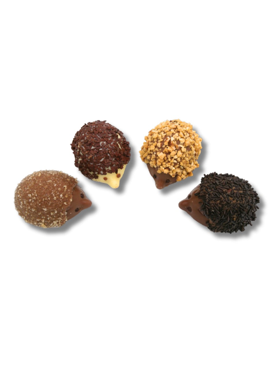 Produktbild Nougat Igel 27g von  Pralines Selectinas erhältlich in der Dreyer Confiseire Hameln.