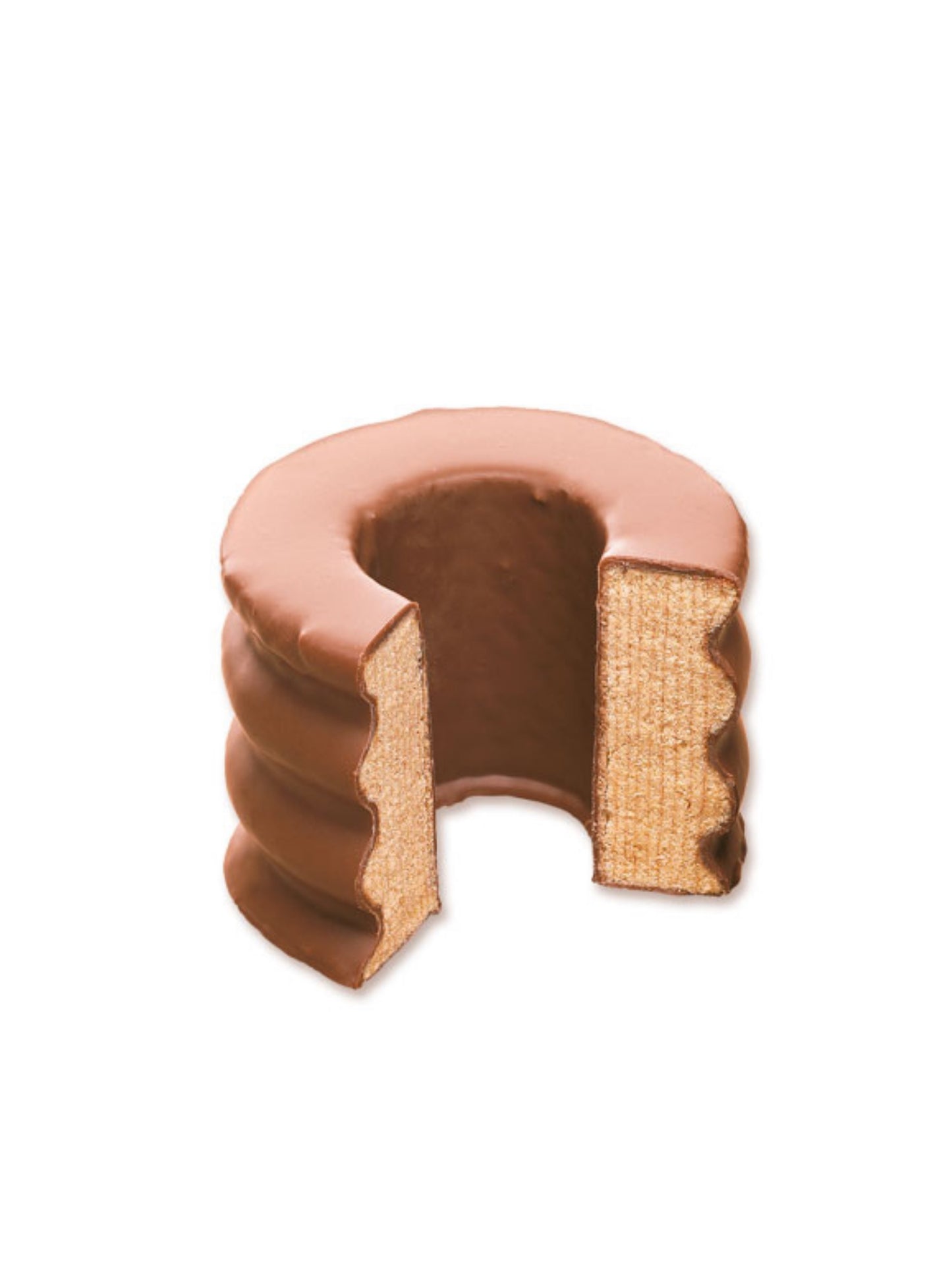 Baumkuchen Vollmilch 150 g von Grand-Cru – klassisch geschichteter Baumkuchen mit Milchschokolade, bald bei der Dreyer Confiserie Hameln erhältlich.