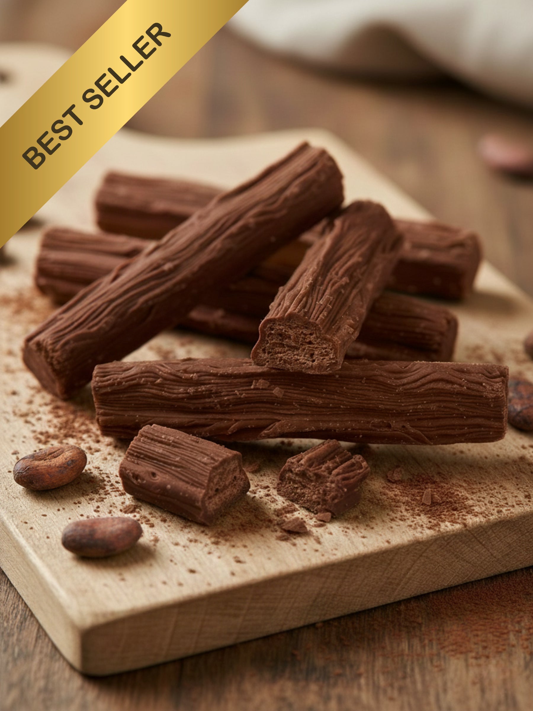 Leckere Borkenschokolade Zartbitter 100g – Handgemachte Schokoladenspezialität angeboten von Ihrer Dreyer Confiserie aus dem Herzen der Rattenfängerstadt Hameln. 