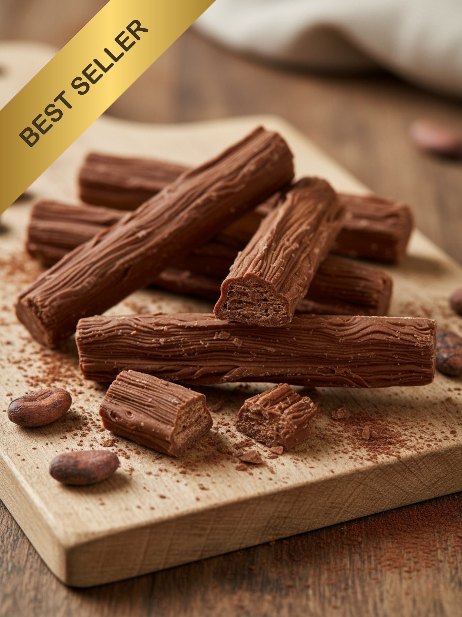 Borkenschokolade Vollmilch 100g – Zartschmelzende Schokolade aus der Dreyer Confiserie Hameln.