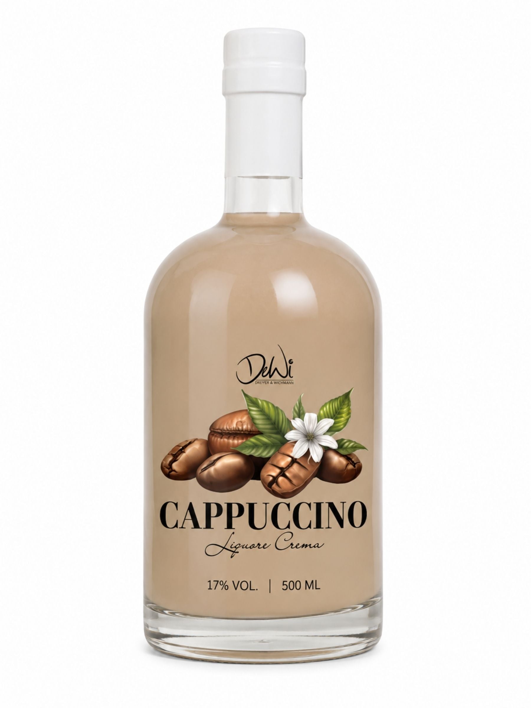 Cappuccino Likör 17% Vol. 500ml DeWi