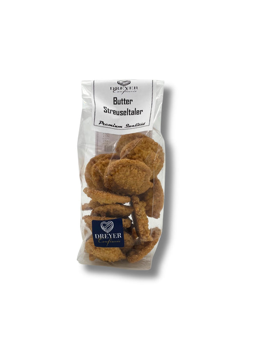 Butter-Streuseltaler von Dreyer Confiserie – Mürbeteiggebäck mit Butterstreuseln