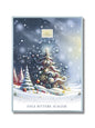 Lauensteiner Adventskalender „Weihnachtsbaum“ Zartbitter 300 g – eleganter Adventskalender mit 24 edlen Pralinen und Trüffeln aus dunkler Schokolade, u. a. mit Scotch-Whisky-, Himbeer-Waldfrucht- und Marc de Champagne-Trüffel, erhältlich in der Dreyer Confiserie in der Rattenfängerstadt Hameln.