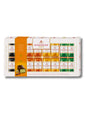 Niederegger Marzipan Klassiker-Variationen 200 g – Pralinen mit Zartbitter-Schokolade in den Sorten Pistazie, Orange, Ananas und Espresso, ideal als Geschenk und erhältlich in der Dreyer Confiserie in der Rattenfängerstadt Hameln.