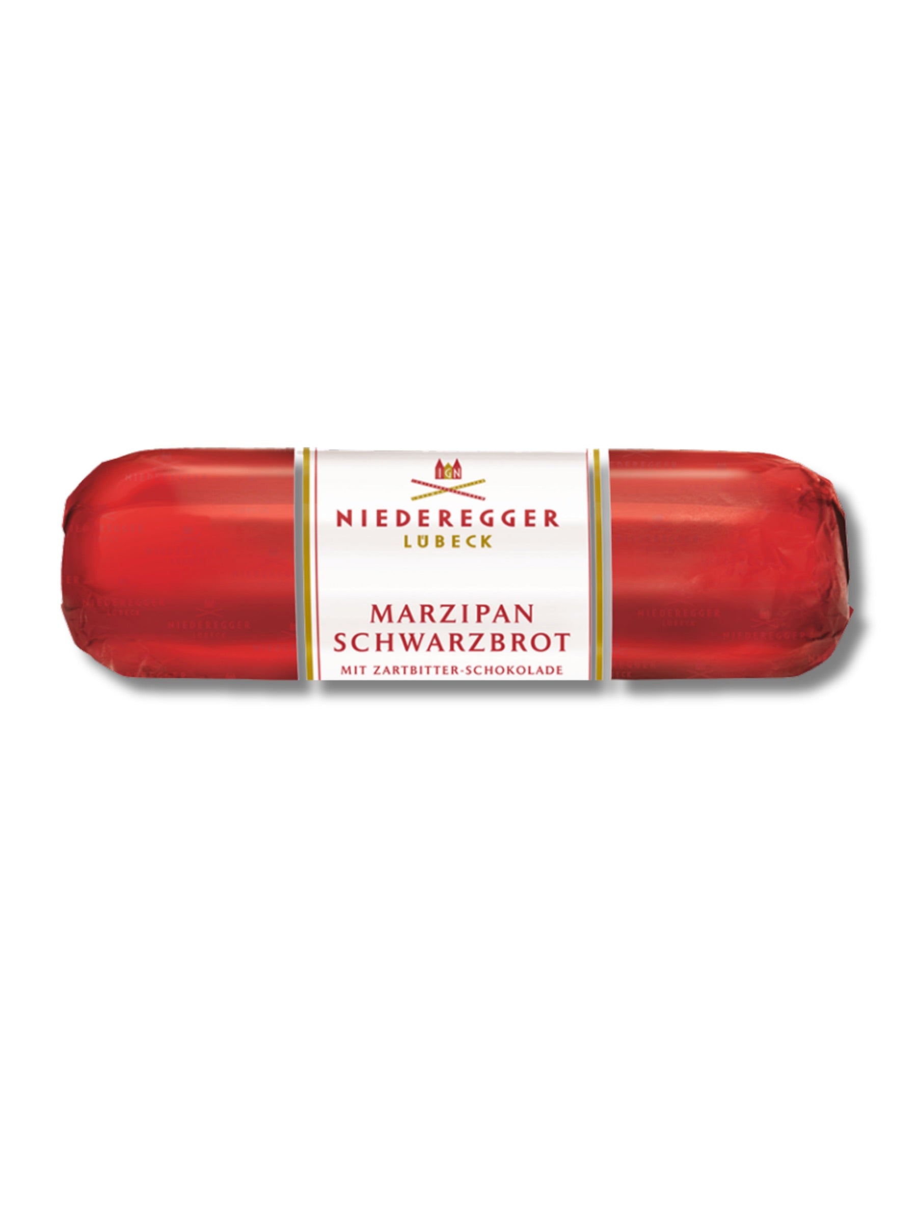 Niederegger Marzipan Schwarzbrot 300 g – klassisches Marzipan mit edler Zartbitter-Schokolade, erhältlich in der Dreyer Confiserie in der Rattenfängerstadt Hameln.