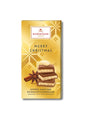 Niederegger Marzipan Tafel-Schokolade Weihnachtsedition „Merry Christmas“ 110 g – Vollmilchschokolade gefüllt mit gewürztem Marzipan und Zimt, festlich verpackt, erhältlich in der Dreyer Confiserie in der Rattenfängerstadt Hameln.