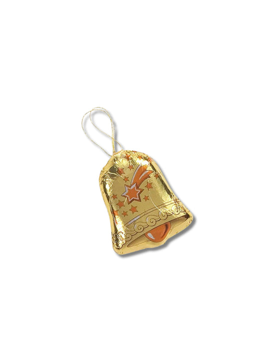 Storz Glocke Gold mit Faden 12,5 g – festliche Schokoladenglocke aus Edel-Vollmilchschokolade in goldener Umhüllung, ideal für Weihnachtsbaum, Geschenke und den bunten Teller, erhältlich in der Dreyer Confiserie in der Rattenfängerstadt Hameln.