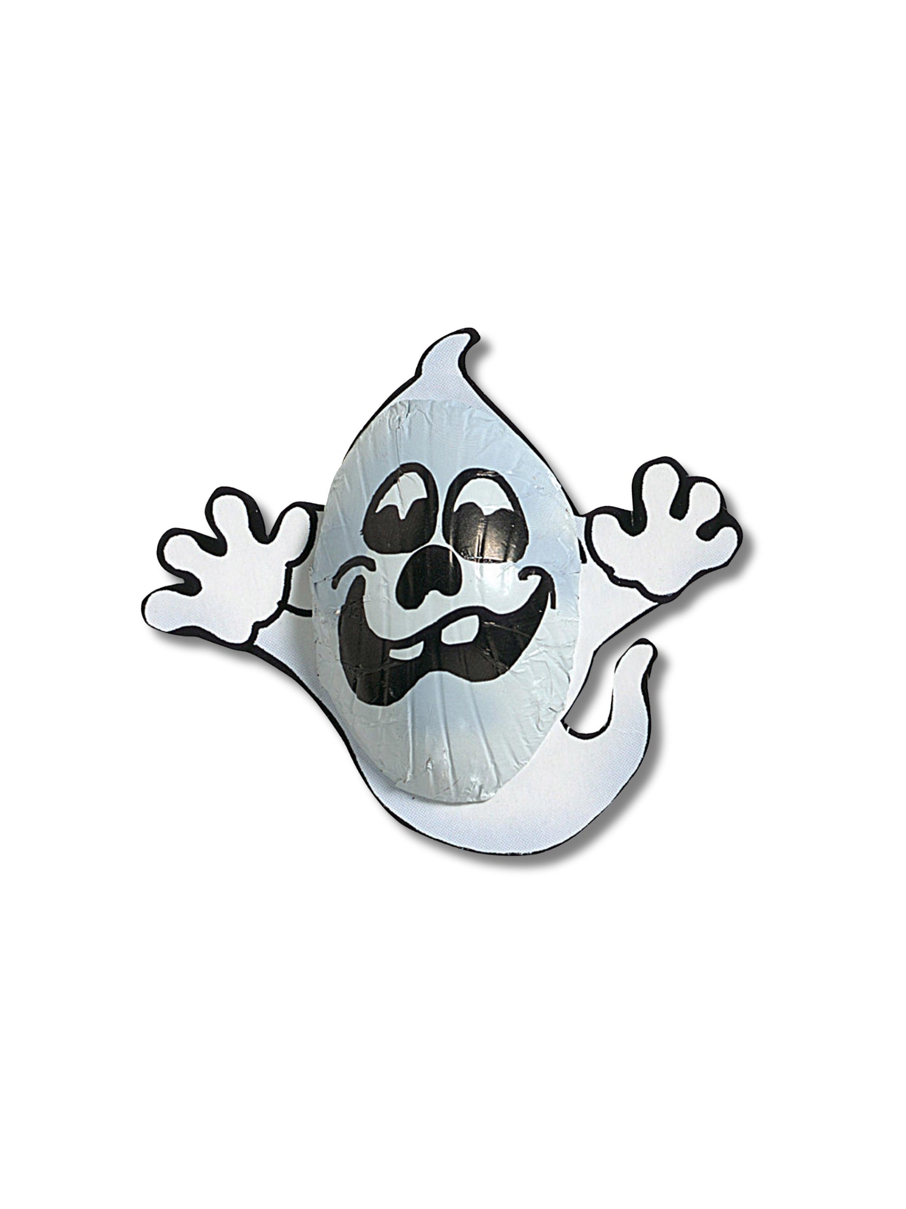 Storz Süßes Gespenst 12,5 g – weiße Schokoladenfigur mit Edel-Vollmilchschokolade gefüllt, perfekt für Halloween und den bunten Teller, erhältlich in der Dreyer Confiserie in der Rattenfängerstadt Hameln.