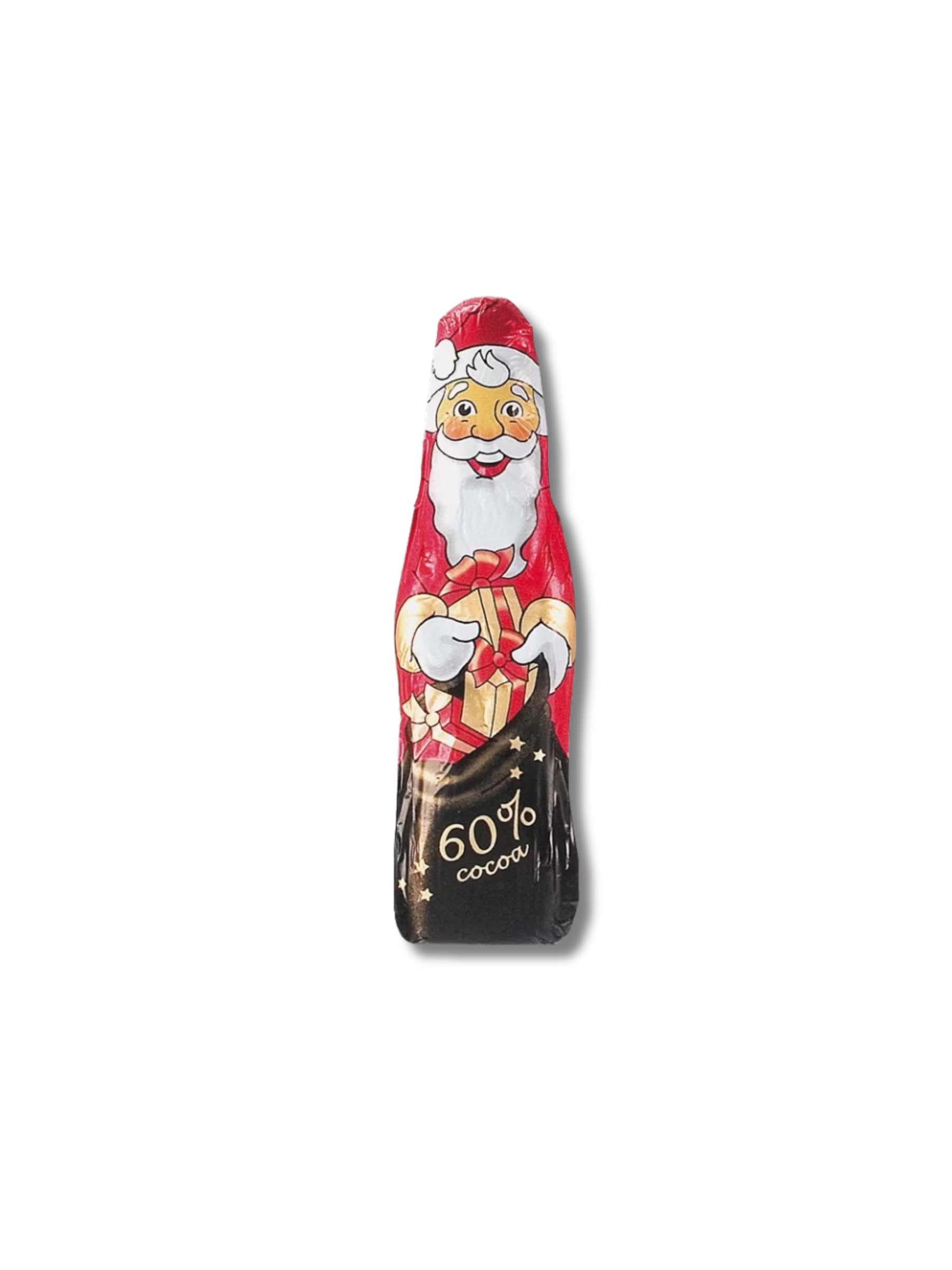 Storz Weihnachtsmann Feinherb 60% 12,5 g – festliche Schokoladenfigur aus Edel-Zartbitterschokolade mit hohem Kakaoanteil, ideal für Weihnachten und den bunten Teller, erhältlich in der Dreyer Confiserie in der Rattenfängerstadt Hameln.