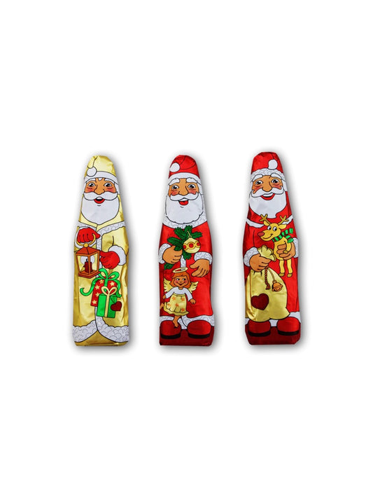 Storz Weihnachtsmann Vollmilch 12,5 g – detailreich gestaltete Schokoladenfigur aus Fairtrade Edel-Vollmilchschokolade, ideal für Nikolaus, Weihnachten und den bunten Teller, erhältlich in der Dreyer Confiserie in der Rattenfängerstadt Hameln.