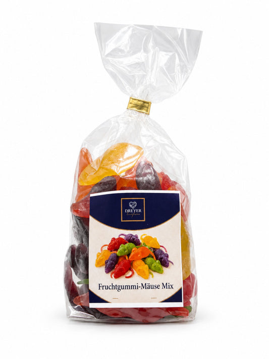 Fruchtgummi-Mäuse Mix 250g Dreyer Confiserie