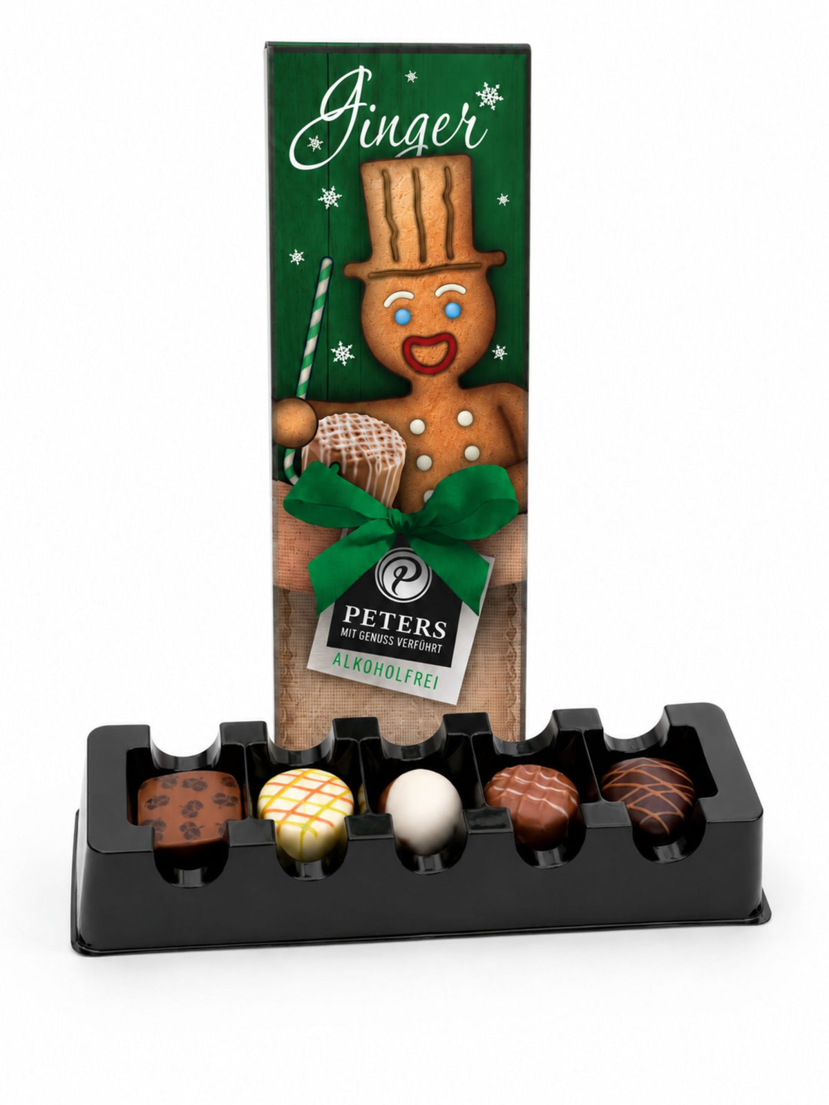 Ginger Pralinen ohne Alkohol 62g Peters Pralinen Weihnachtsgeschenk