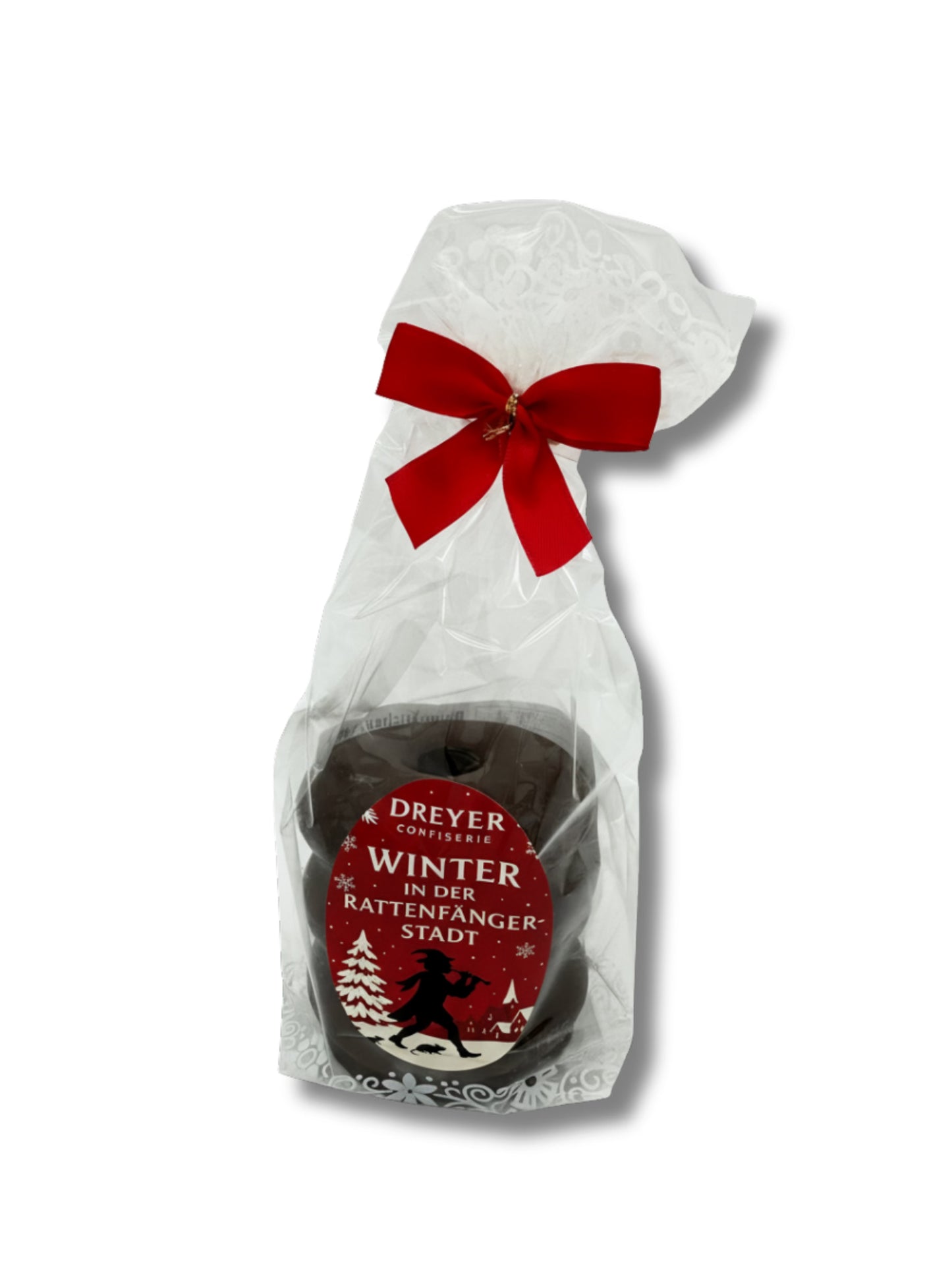 Grand-Cru Baumkuchen Zartbitter 150 g – handgefertigter Baumkuchen mit feiner Zartbitterschokolade, erhältlich in der Dreyer Confiserie in der Rattenfängerstadt Hameln.