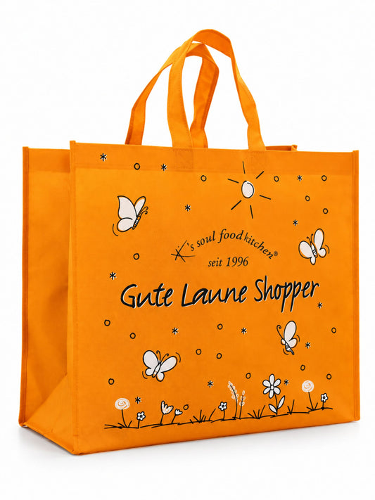 Oranger Gute Laune Shopper von K's Soul Food Kitchen 