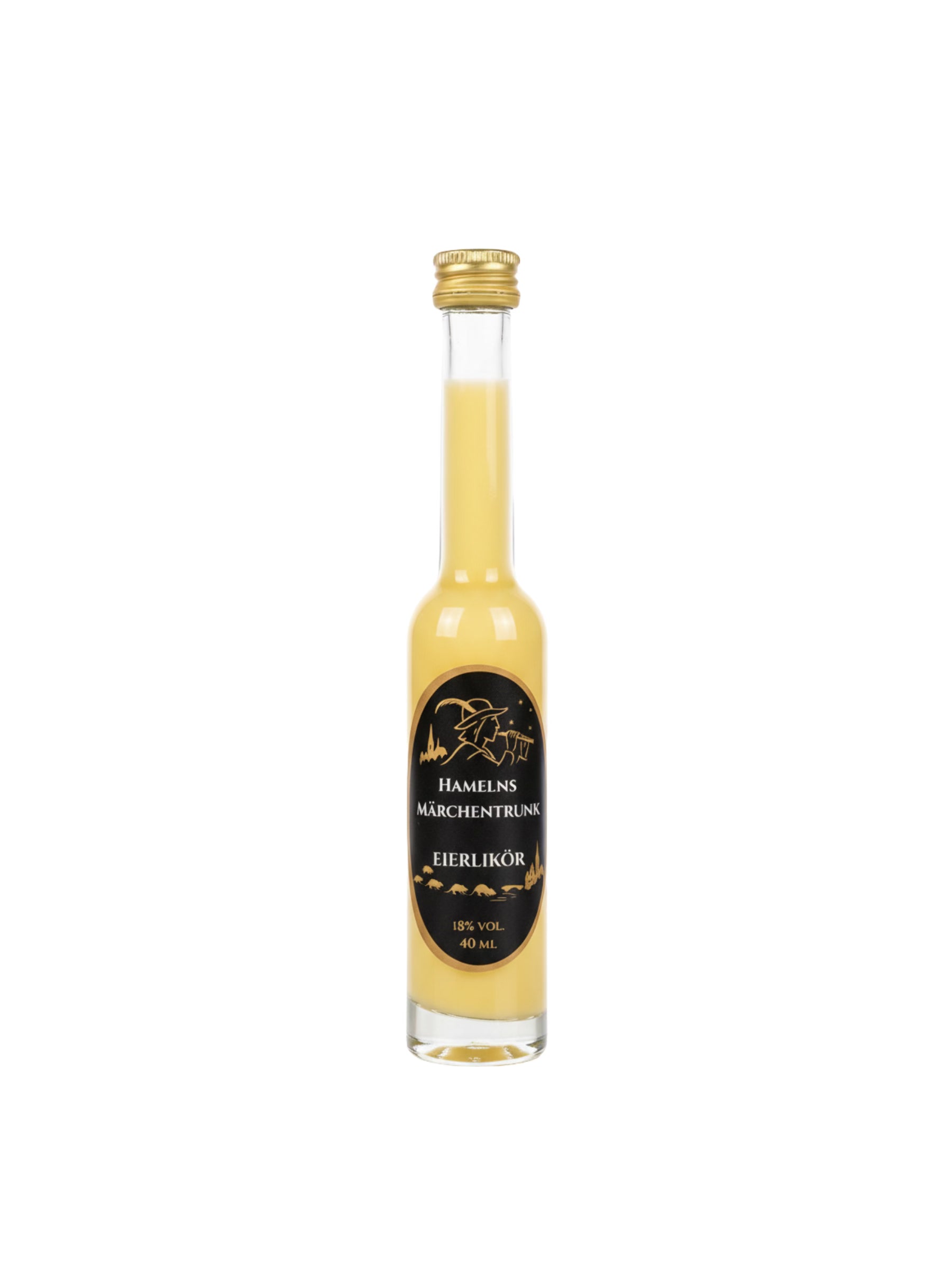 Hamelns Märchentrunk Eierlikör 40ml cremiger Likör aus Hameln von der Dreyer Confiserie