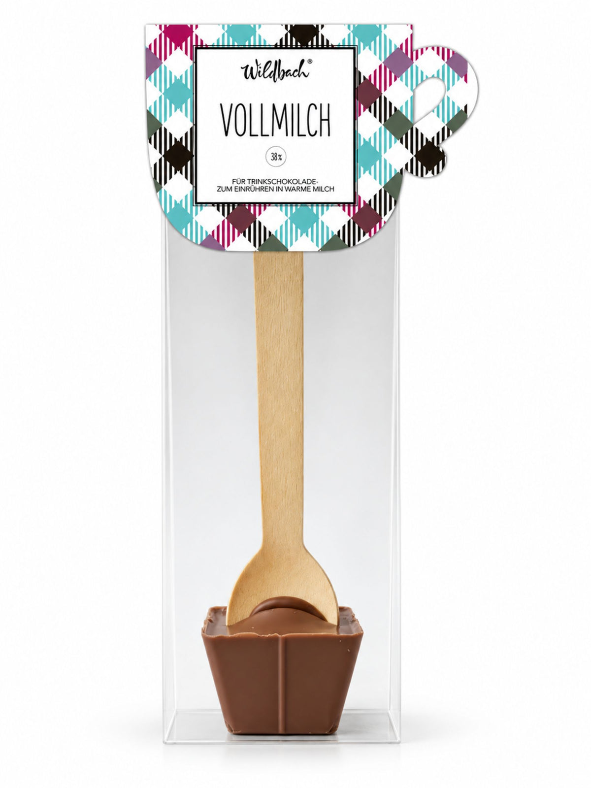 Heißer Löffel Vollmilch Trinkschokolade 45g von Wildbach mit 38 Prozent Kakao