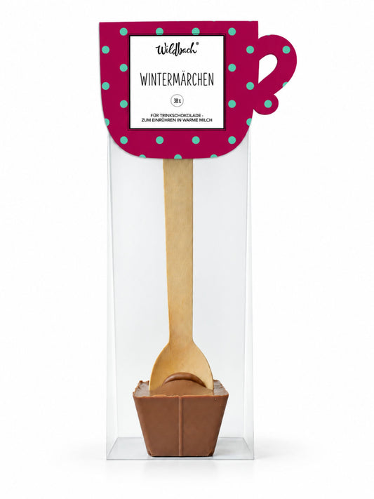 Heißer Löffel Wintermärchen Vollmilch mit Gewürzen Trinkschokolade 45g von Wildbach