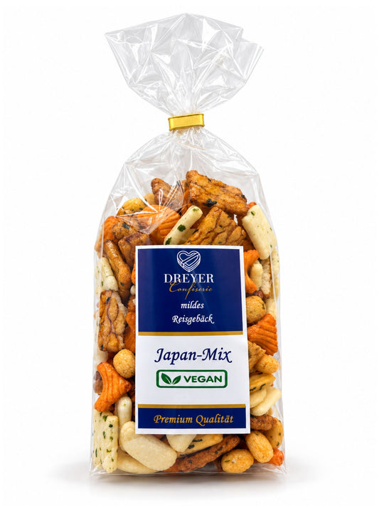 Dreyer Confiserie Japan Mix – asiatischer Reiscracker-Snack aus Hameln in 200g Packung
