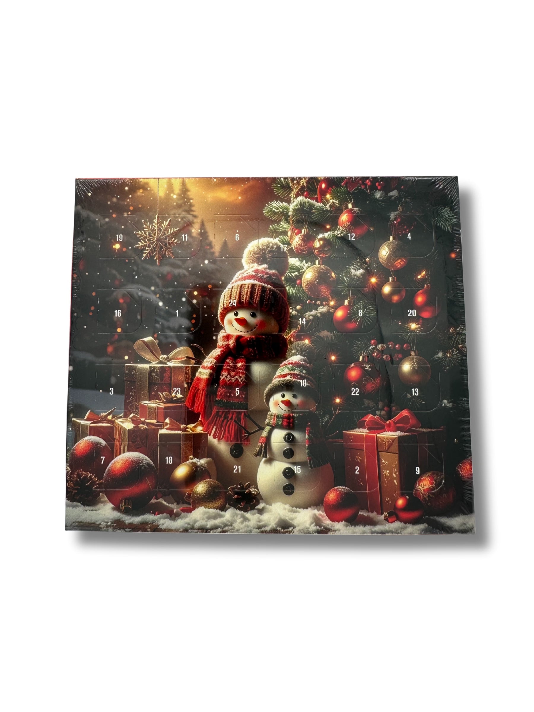 Kleiner Adventskalender Schneemann 40 g von Süßwaren-Votapek liebevoll gestalteter Mini-Adventskalender mit zarter Milchschokolade, erhältlich in der Dreyer Confiserie in der Rattenfängerstadt Hameln.