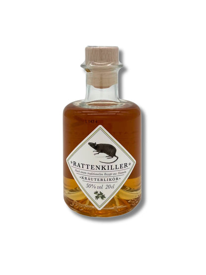Rattenkiller Kräuterlikör aus Hameln – 200 ml, 50 % Vol., exklusiv bei Dreyer Confiserie erhältlich.