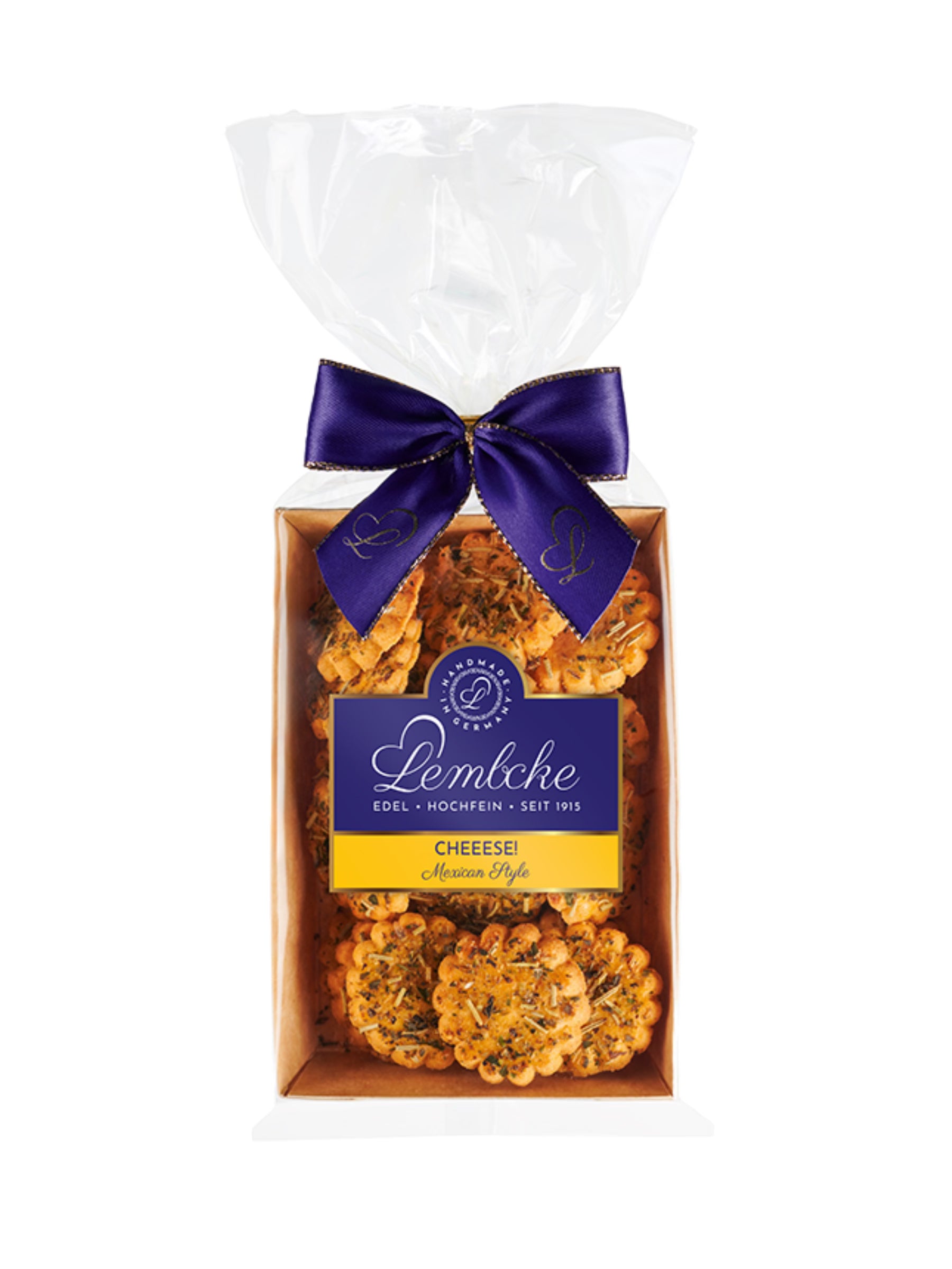 Cheeese! Mexican Style – Würzige Käsecracker mit Tomate, Cheddar und Chili von Lembcke, herzhafter Snack aus Hameln.