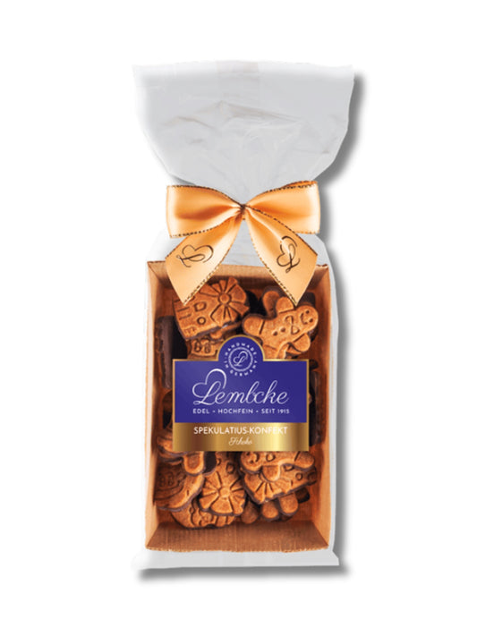 Spekulatius-Konfekt Schoko 100g von Lembcke – weihnachtliches Gewürzgebäck mit Zartbitterschokoladenüberzug.