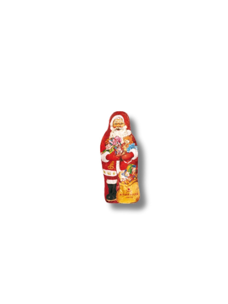 Niederegger Marzipan Weihnachtsmann 12,5 g – Mini-Marzipanfigur mit Zartbitterschokolade, erhältlich bei Dreyer Confiserie Hameln.