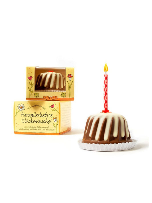 "Herzallerliebste Glückwünsche" Mini Geburtstagskuchen 70g