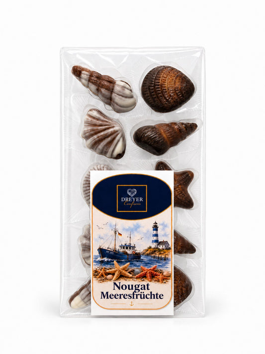 Nougat Meeresfrüchte 125g Dreyer Confiserie Schokoladen-Pralinen