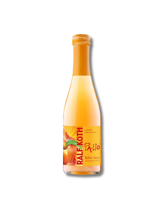 Palio Pfirsich-Bellini Secco Piccolo 0,2 l – fruchtiger Sommer-Secco mit Pfirsichnote von Wein & Secco Köth, erhältlich in der Dreyer Confiserie in Hameln.