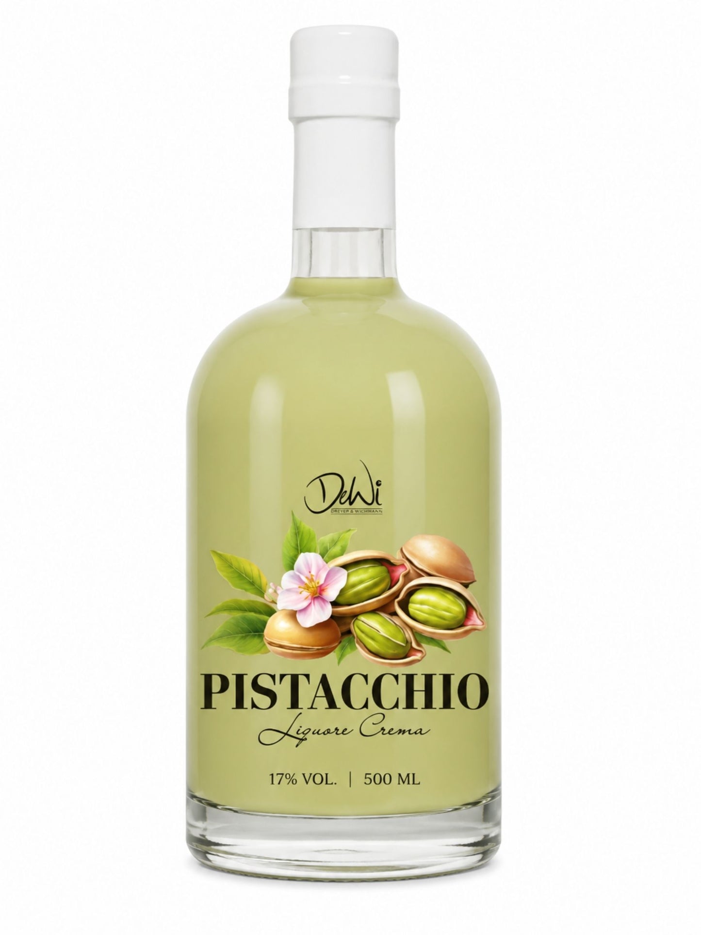 Pistacchio Crema Likör 17% Vol. 500ml DeWi