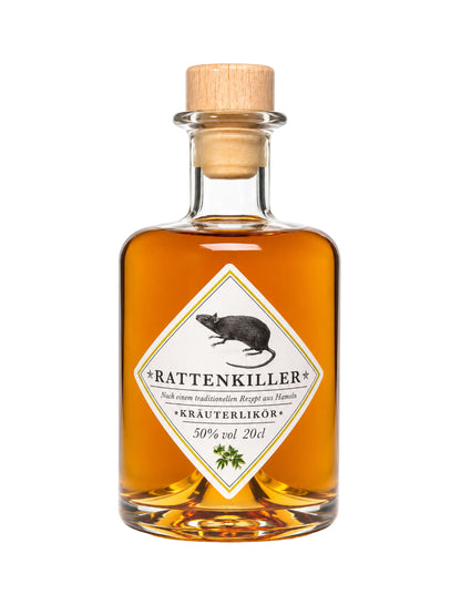 Rattenkiller Kräuterlikör 200ml 50% Vol Dreyer Confiserie