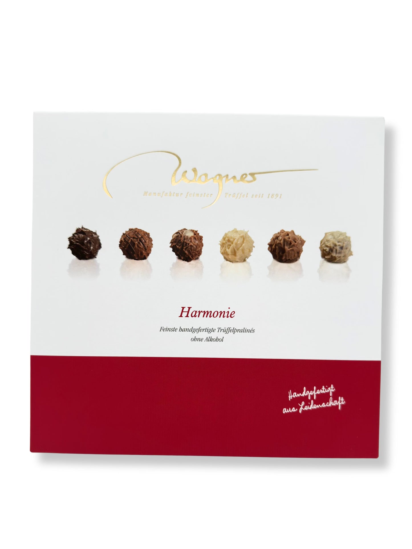 Wagner Trüffelpralinés Harmonie „Weihnachtswichtel“ 200 g, handgefertigte alkoholfreie Pralinenmischung