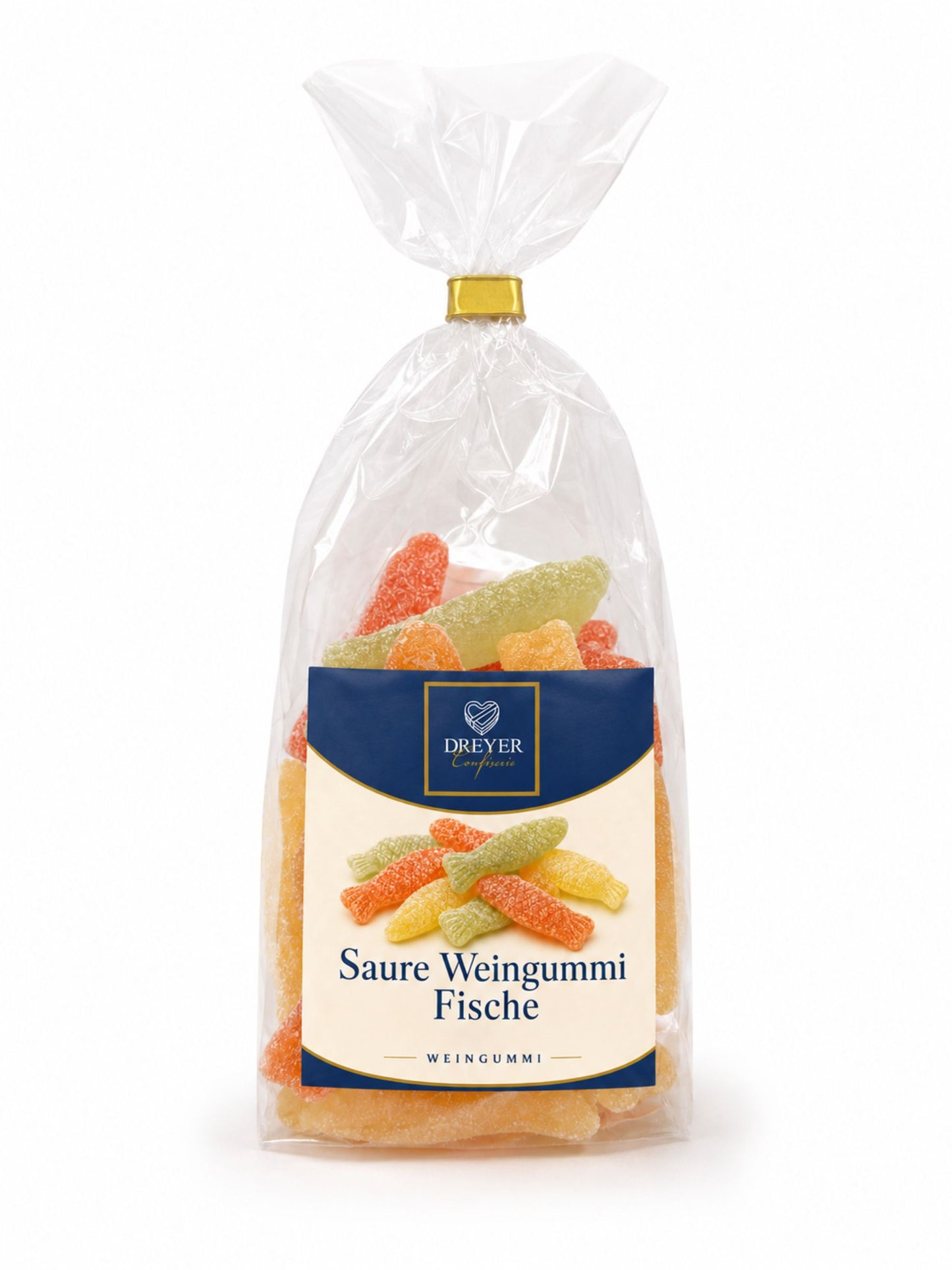 Saure Weingummi Fische 200g Dreyer Confiserie